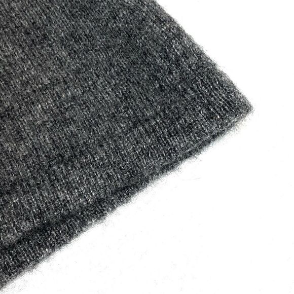 Neiman Marcus the cashmere collection gray with black lace trim sweater M - Picture 13 of 15